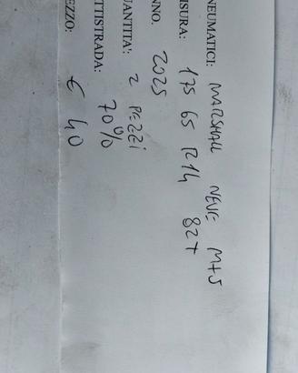 2 GOMME INVERNALI 175/65/14 82T
