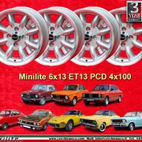 4 pz cerchi BMW Opel Volkswagen Minilite 6x13 ET13