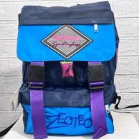 Zaino Marsupio Zeoteo Blu Vintage Made in Italy