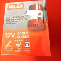 Elettropompa acqua Valex 12 volt+ Galleggiante