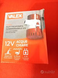Elettropompa acqua Valex 12 volt+ Galleggiante