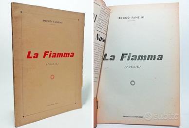 LA FIAMMA: POESIE - FANTINI ROCCO 1950