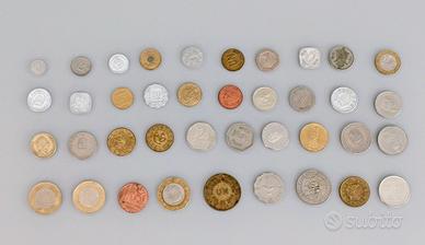 Lotto 40 monete straniere da tutto il mondo