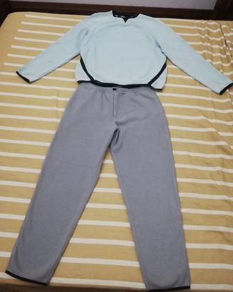 Completo Sportivo Uomo Monobi Taglia M Cotone Lana