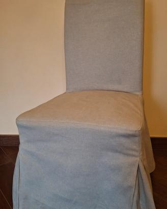 Sedia imbottita e coprisedia 