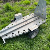 Carrello porta moto (monoposto) da immatricolare