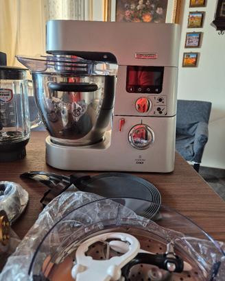 kenwood planetaria cooking chef + accessori 