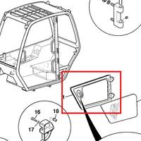 Telaio porta JCB 335/08064