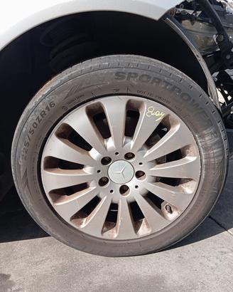 N4 cerchi in lega R16 MERCEDES cl C 2008 SW W204 m