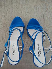 Sandali Romeo Gigli Plus - Blu Elettrico num. 38