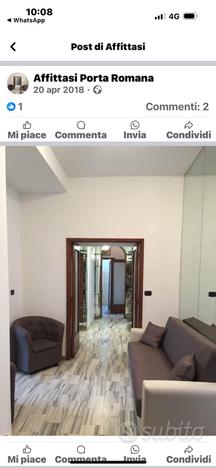 Posto letto in ampia doppia