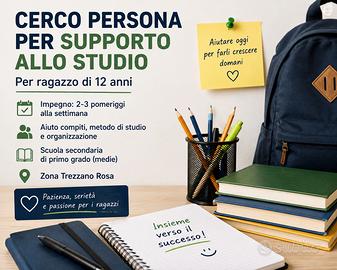 Tutor per supporto allo studio