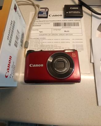 macchina fotografica canon powershot a2200
