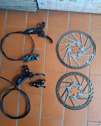 kit freni sram anteriori e posteriori 