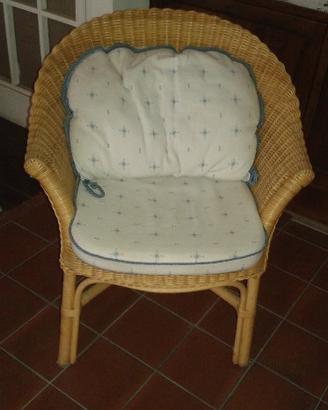 Poltroncina vimini