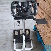 supporto verticale per volante e pedaliera