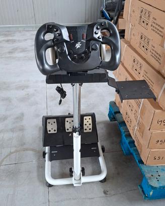 supporto verticale per volante e pedaliera