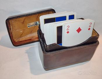 Porta carte da gioco. vuoto. Vintage