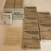 Kit Agfachrome process41 + pellicola piana 6x9