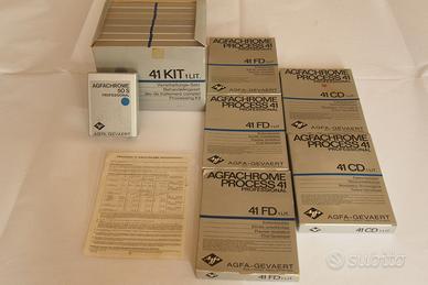 Kit Agfachrome process41 + pellicola piana 6x9