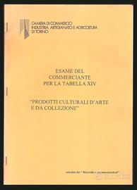 Prodotti Culturali d'Arte e da Collezione Tab. XIV