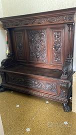 Cassapanca in legno massello