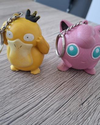 Portachiavi antistress Pokémon Jigglypuff Psyduck