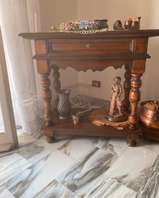 Porta tv legno massello