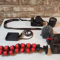 set fotografia macchina fotografica obbiettivo 