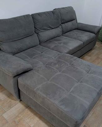 Divano Letto "Loto" con chaise longue a sinistra