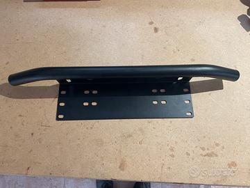 Portatarga bull bar luce led supplementare