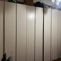 Armadio grande modulare bianco panna -