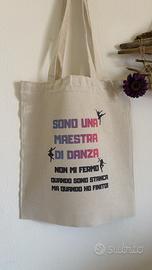 Shopper per maesta insegnante di danza fine anno
