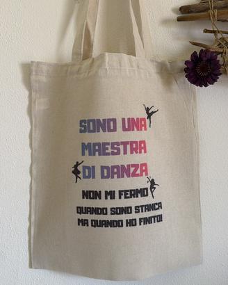 Shopper per maesta insegnante di danza fine anno