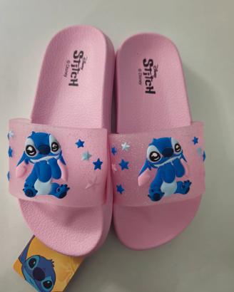 Ciabatte bimba Disney Stitch rosa -  taglia 28/29