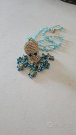 Collana polipetto Handmade con cristalli