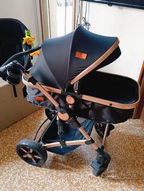 Passeggino Reversibile + seggiolino auto