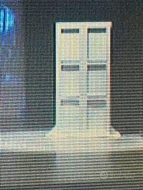 Porta in legno scenica