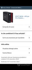 UPS Epyc Neon Gruppo di continuità 600w 1000va