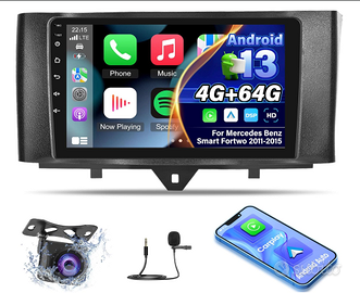autoradio mercedes benz smart fortwo 2011-2015