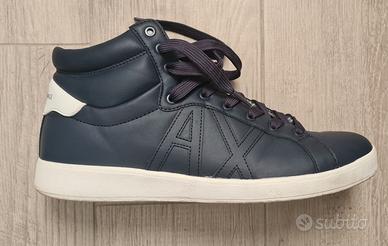 Scarpe Armani n43.5 pari al nuovo blu e bianche
