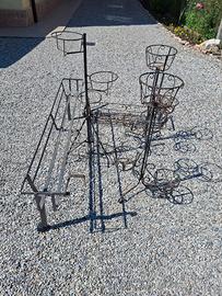 portavasi di metallo