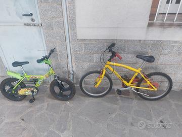 Due bici per bambini 