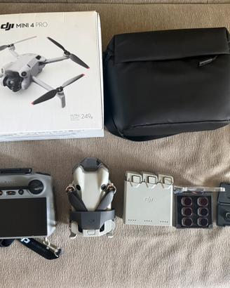 DJI Mini 4 Pro Fly More Combo + RC 2 (4 batterie)