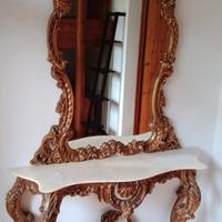 Consolle con specchio in stile Barocco