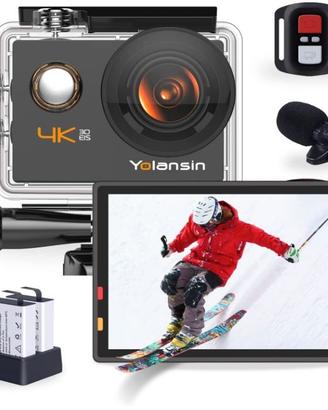 Action Cam 4K Fotocamera 20MP 40M Impermeabile