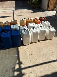 Taniche in plastica usate 25L