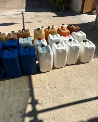 Taniche in plastica usate 25L