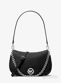 Michael Kors Nolita MD Chain Conv Shldr nera