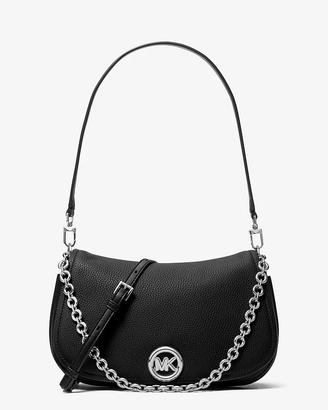 Michael Kors Nolita MD Chain Conv Shldr nera